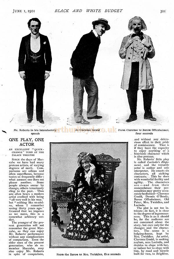 The art of the Quick Change The art of the Quick Change